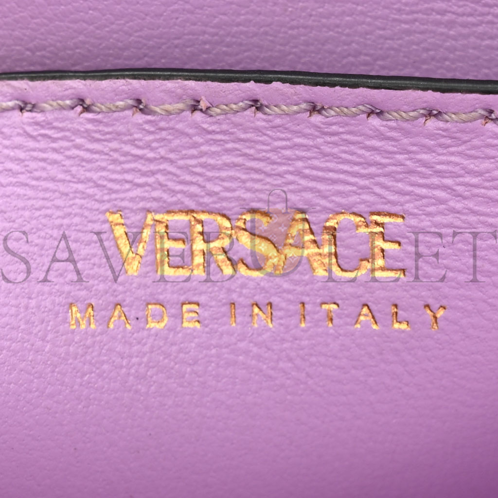 VERSACE CALFSKIN SMALL LA MEDUSA TOP HANDLE HANDBAG OPTICAL WHITE (20*18*10cm) VERSACE CALFSKIN SMALL LA MEDUSA TOP HANDLE HANDBAG OPTICAL WHITE (20*18*10cm)