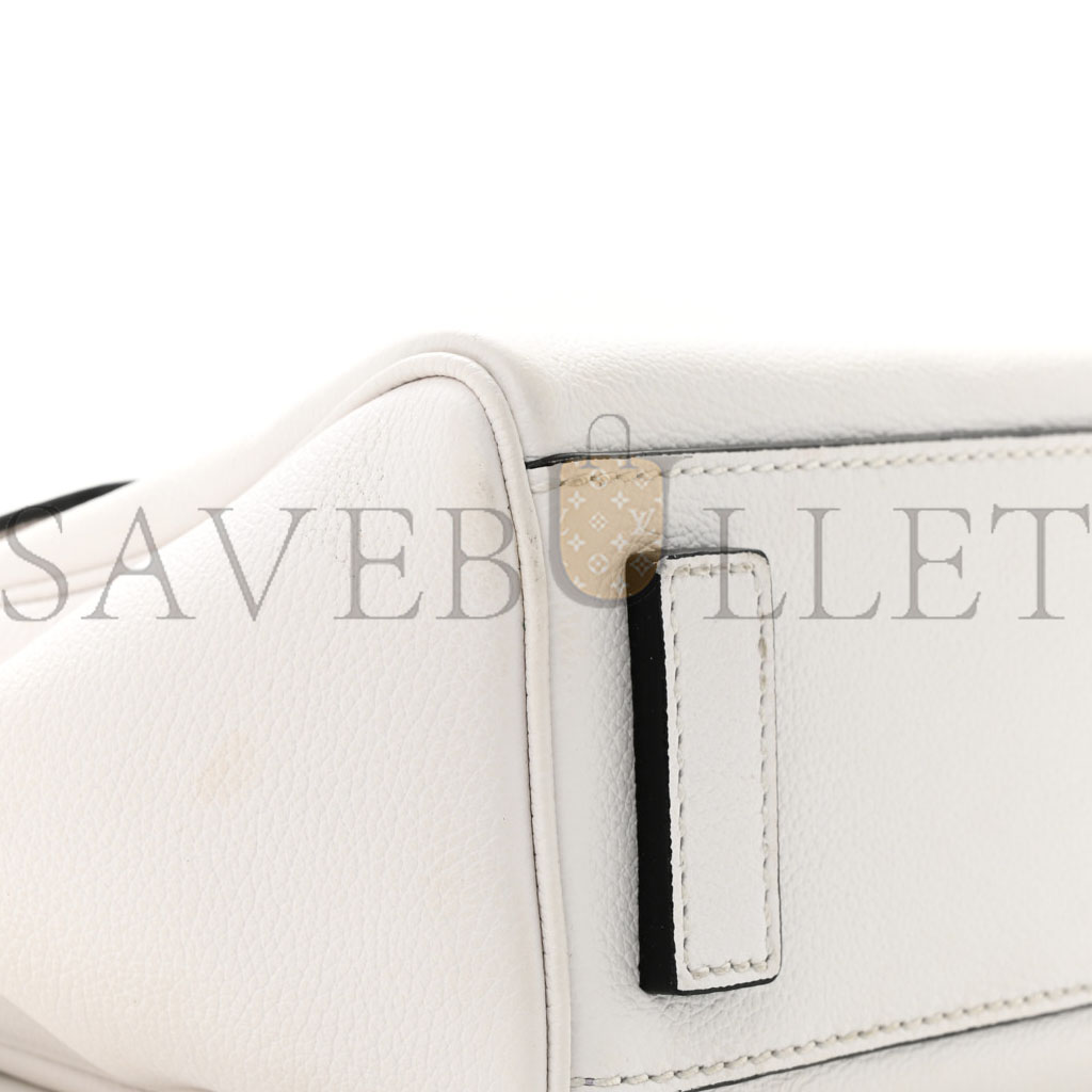 VERSACE CALFSKIN SMALL LA MEDUSA TOP HANDLE HANDBAG OPTICAL WHITE (20*18*10cm) VERSACE CALFSKIN SMALL LA MEDUSA TOP HANDLE HANDBAG OPTICAL WHITE (20*18*10cm)