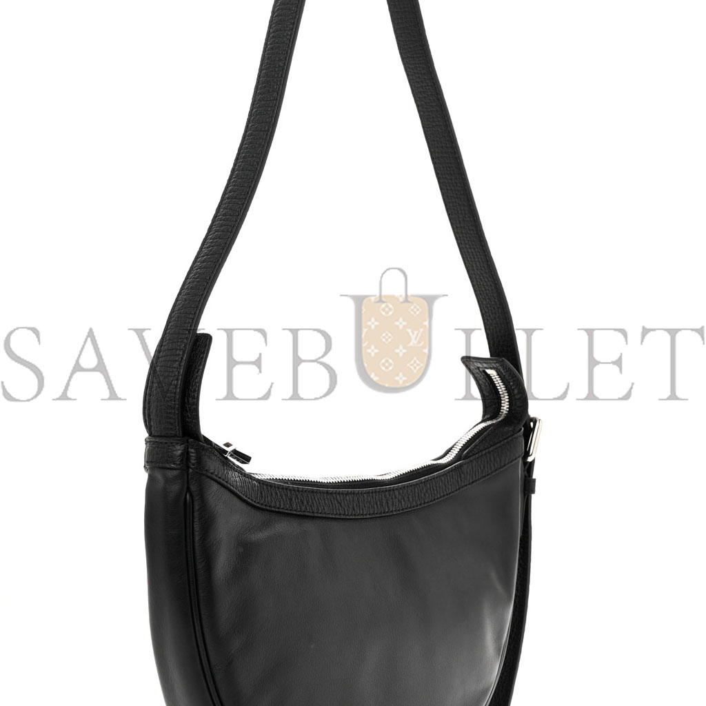 VERSACE CALFSKIN SMALL REPEAT ZIP HOBO BLACK (30*22*5cm) VERSACE CALFSKIN SMALL REPEAT ZIP HOBO BLACK (30*22*5cm)