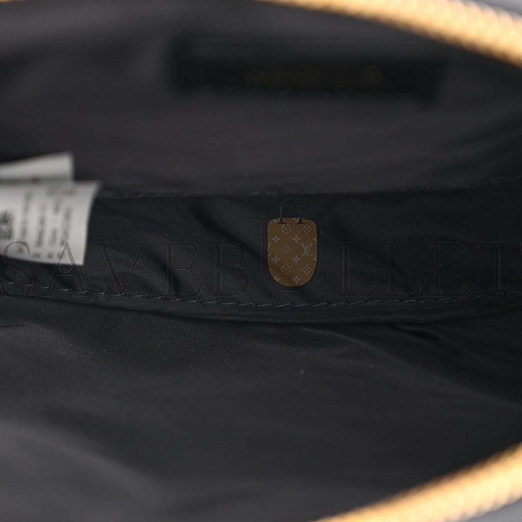 VERSACE NYLON TRIBUTE ICON FLAT POUCH BLACK (24*14*3cm) VERSACE NYLON TRIBUTE ICON FLAT POUCH BLACK (24*14*3cm)
