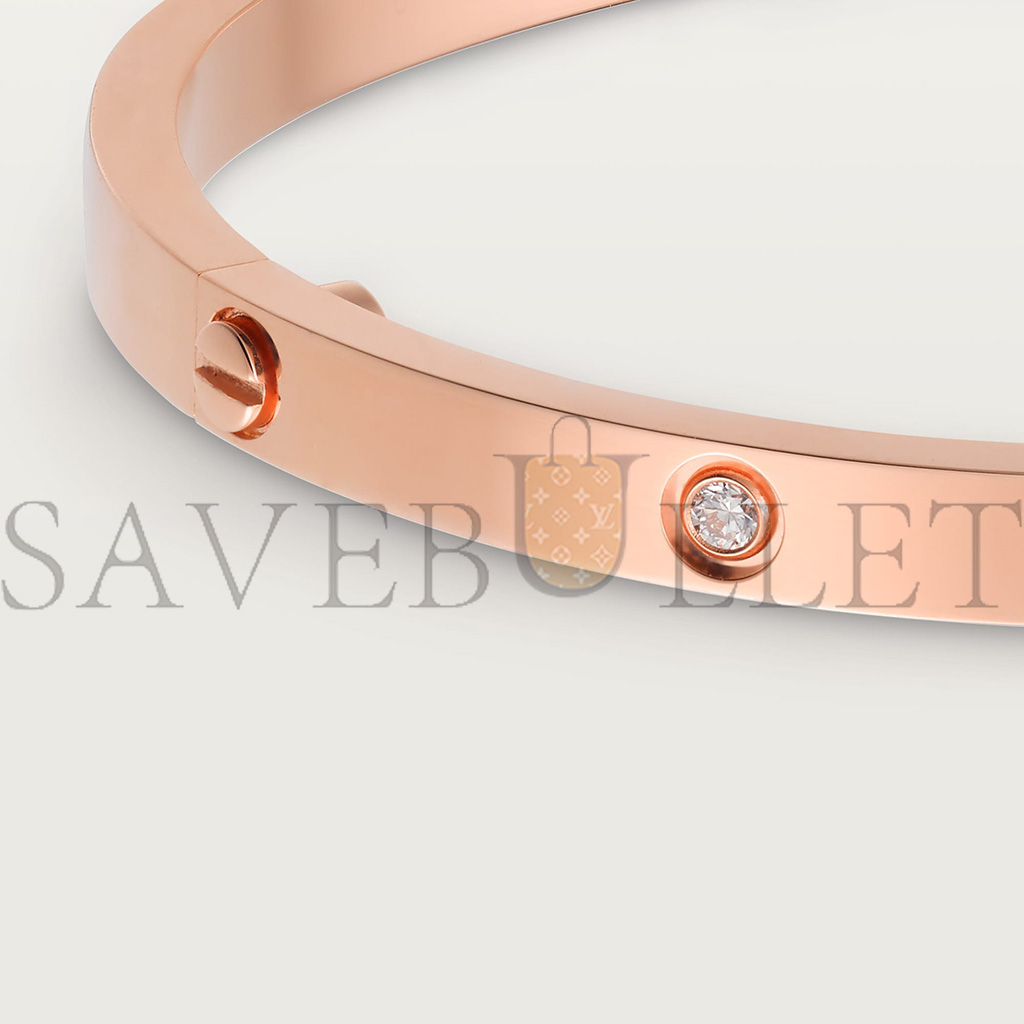 CARTIER  LOVE BRACELET, SMALL MODEL, 6 DIAMONDS B6047617