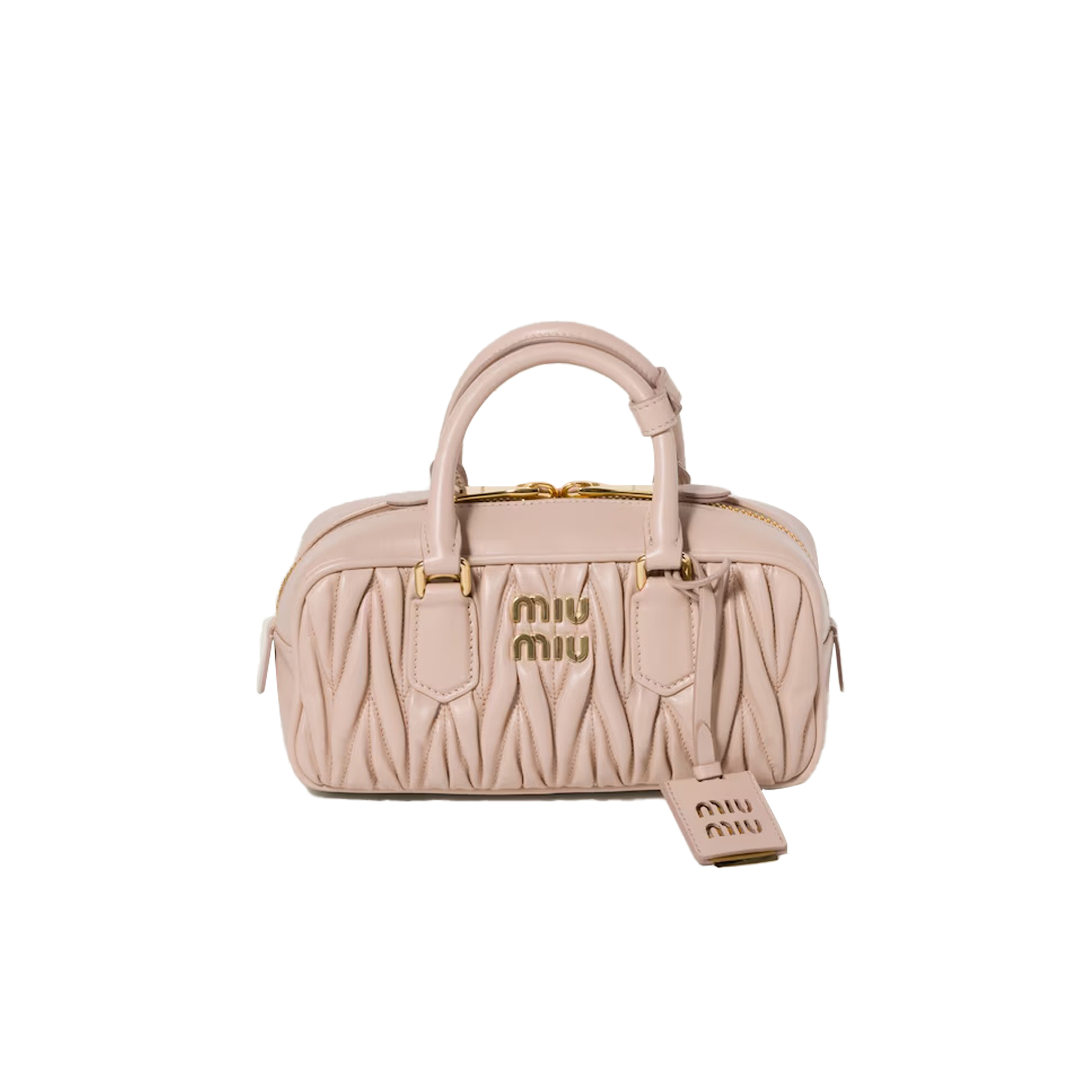 MIU MIU ARCADIE MATELASSÉ NAPPA LEATHER BAG 5BB142 (22*10.5*7.5cm) MIU MIU ARCADIE MATELASSÉ NAPPA LEATHER BAG 5BB142 (22*10.5*7.5cm)