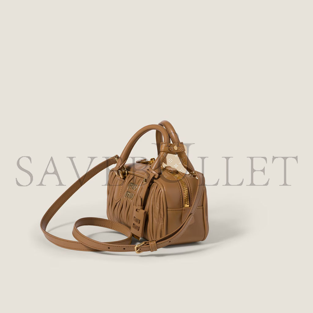MIU MIU ARCADIE MATELASSÉ NAPPA LEATHER BAG 5BB142 (22*10.5*7.5cm) MIU MIU ARCADIE MATELASSÉ NAPPA LEATHER BAG 5BB142 (22*10.5*7.5cm)