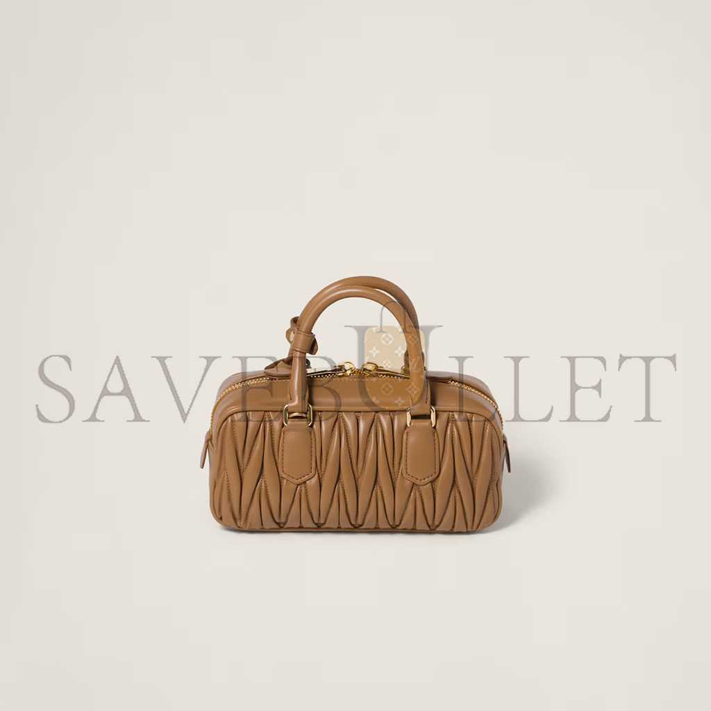 MIU MIU ARCADIE MATELASSÉ NAPPA LEATHER BAG 5BB142 (22*10.5*7.5cm) MIU MIU ARCADIE MATELASSÉ NAPPA LEATHER BAG 5BB142 (22*10.5*7.5cm)