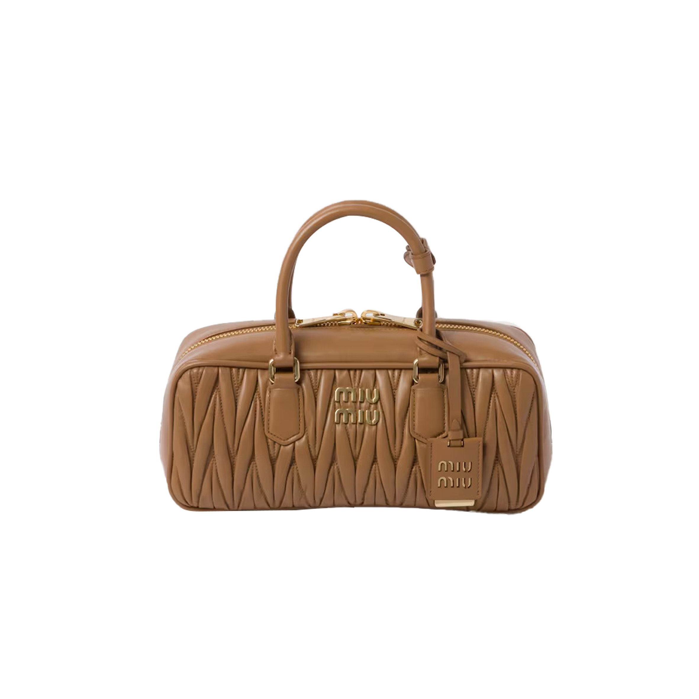 MIU MIU ARCADIE MATELASSÉ NAPPA LEATHER BAG 5BB148 (27*12*9cm) MIU MIU ARCADIE MATELASSÉ NAPPA LEATHER BAG 5BB148 (27*12*9cm)