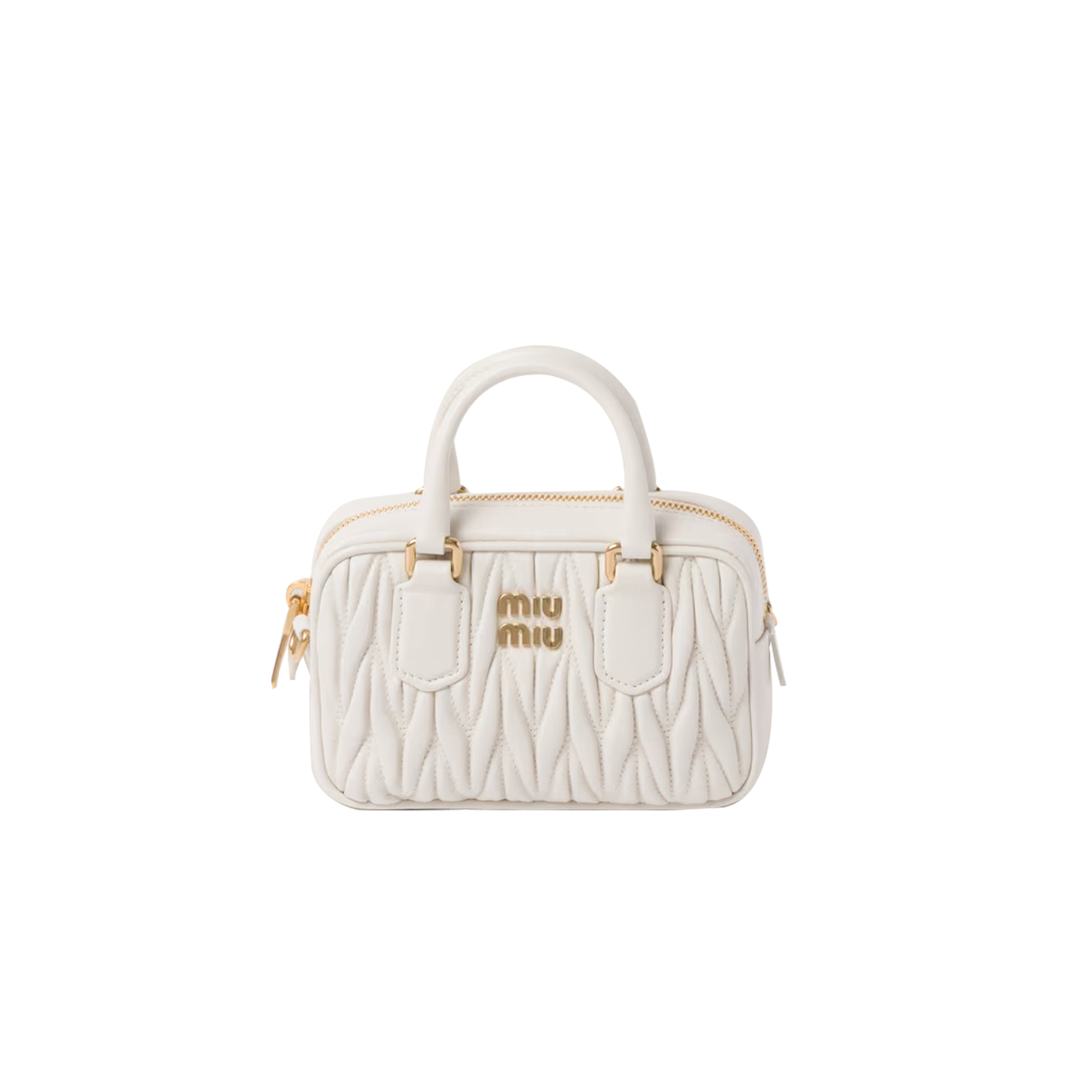 MIU MIU ARCADIE MATELASSÉ NAPPA LEATHER MINI-BAG 5BP077 (15.3*10.3*4.5cm) MIU MIU ARCADIE MATELASSÉ NAPPA LEATHER MINI-BAG 5BP077 (15.3*10.3*4.5cm)