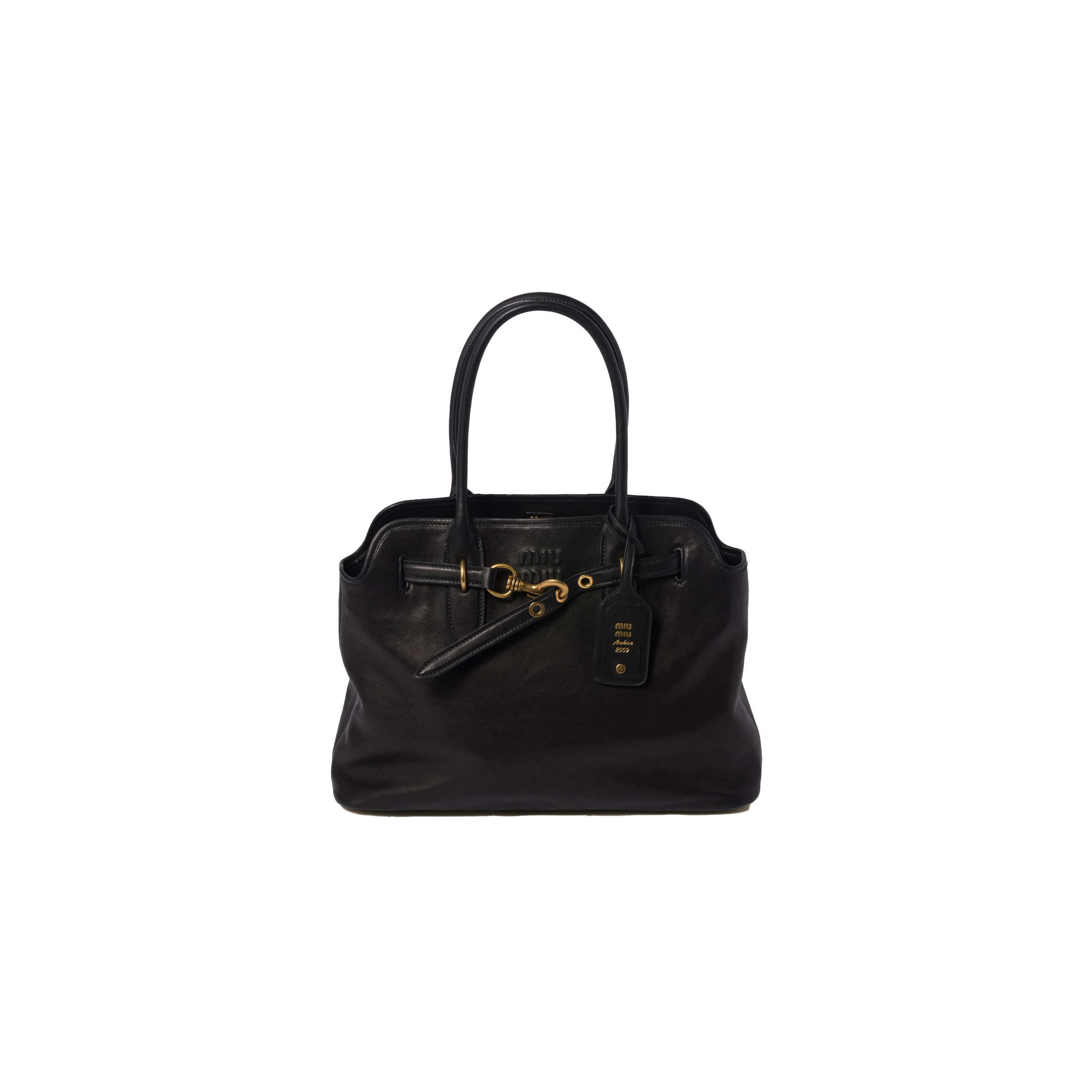 MIU MIU AVENTURE NAPPA LEATHER BAG 5BG291 (39*24*13cm) MIU MIU AVENTURE NAPPA LEATHER BAG 5BG291 (39*24*13cm)