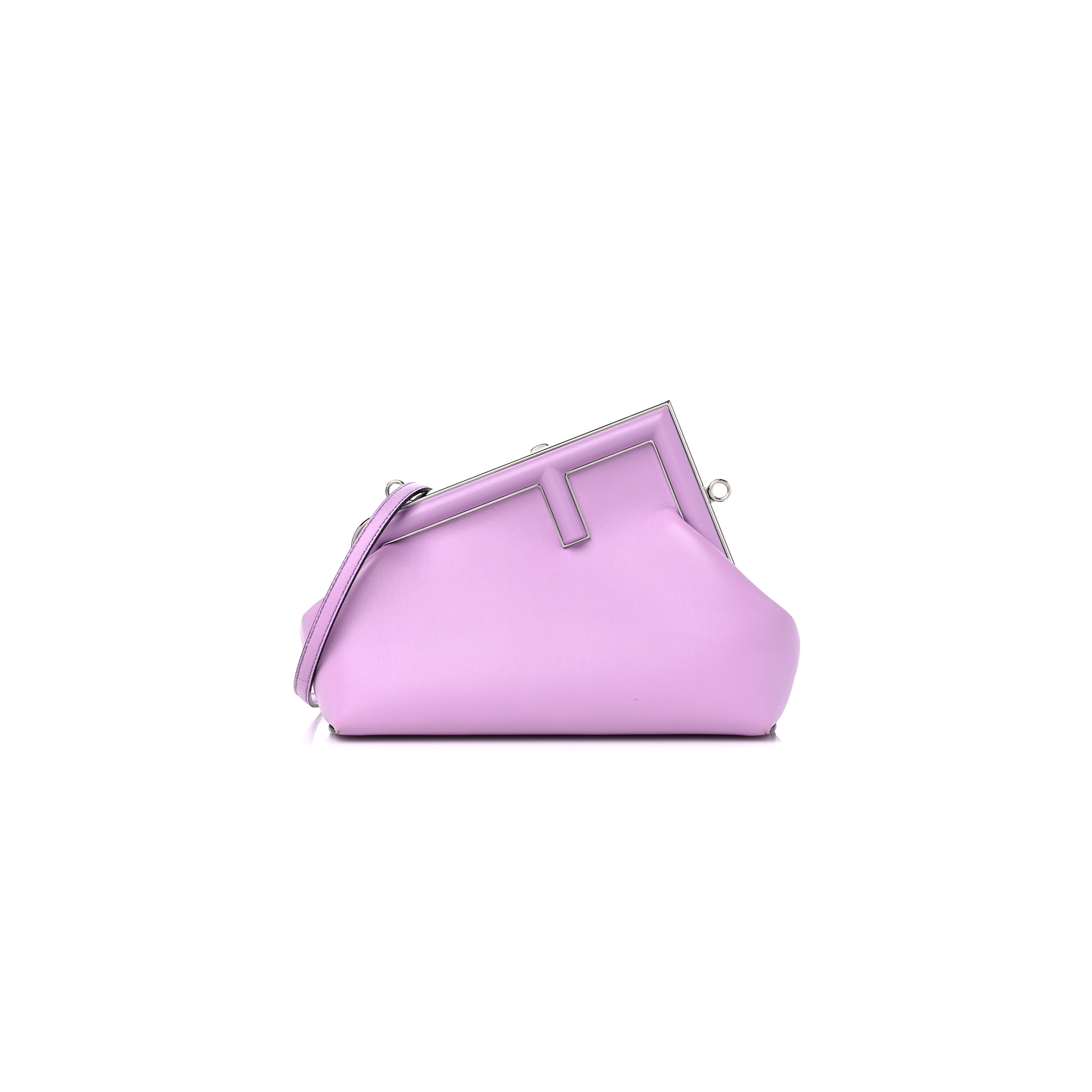 FENDI SHINY NAPPA SMALL FENDI FIRST VIOLETTA (26*18*9.5cm)