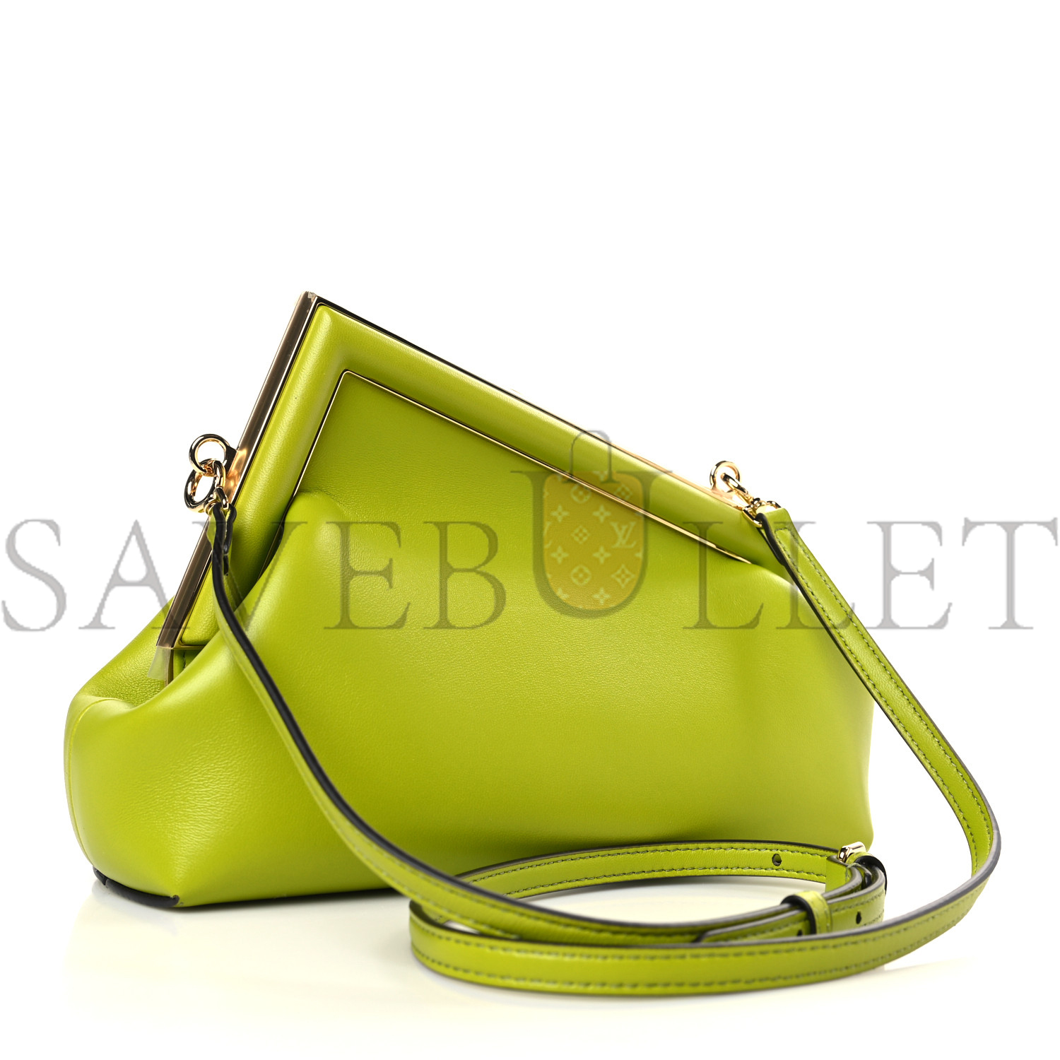 FENDI SHINY NAPPA SMALL FENDI FIRST WASABI (28*20*11cm)