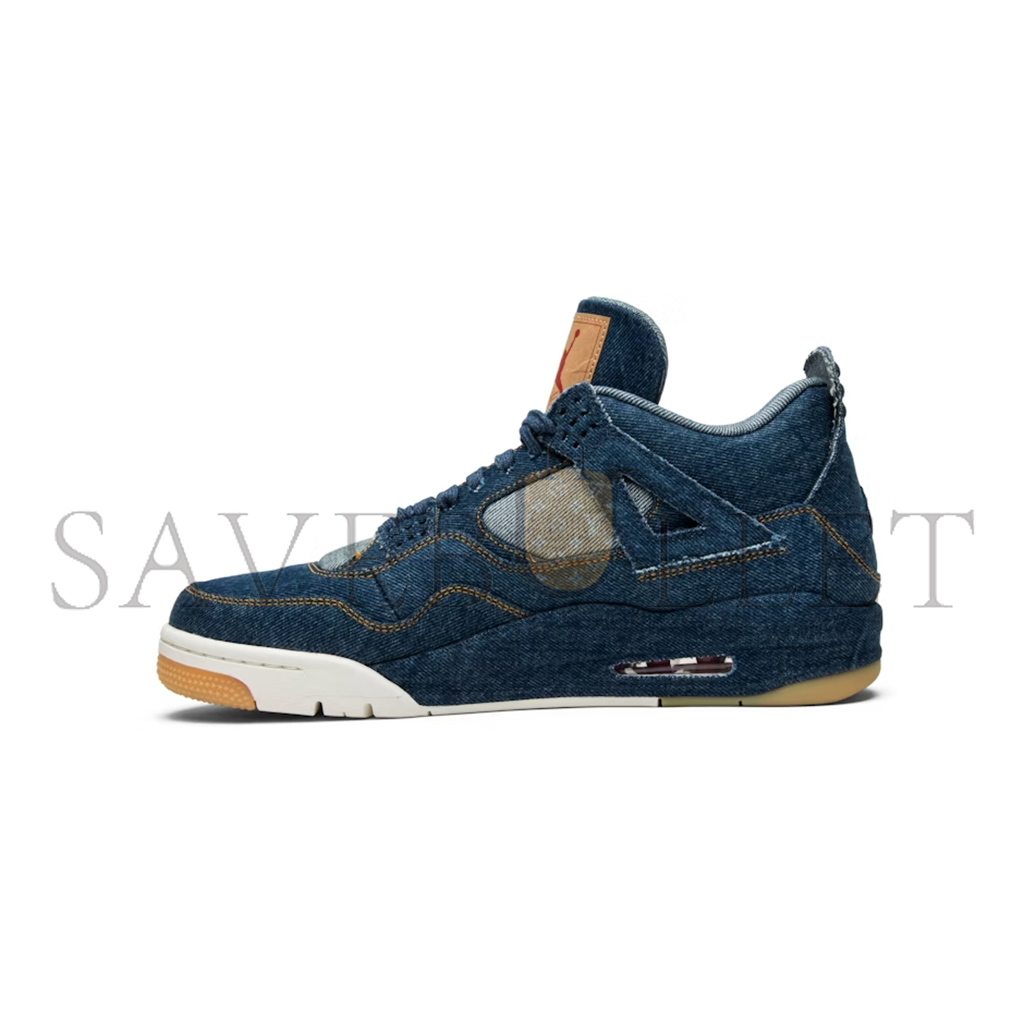 NIKE JORDAN 4 RETRO LEVI'S DENIM TAG WITH LEVI'S LOGO AO2571-401