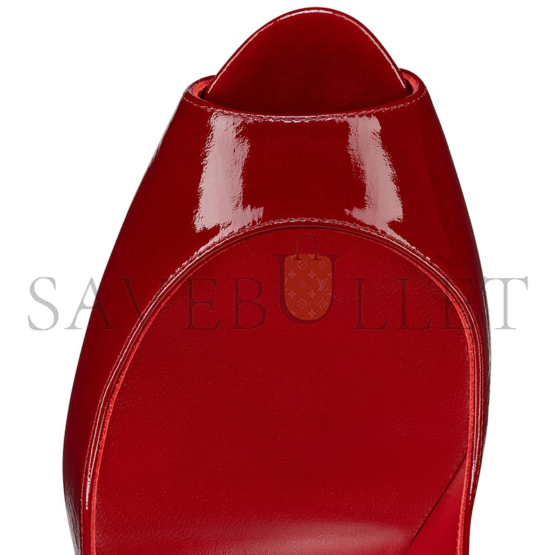 CHRISTIAN LOUBOUTIN FETISH PEEP 150 MM PUMPS-VOG PATENT LEATHER-LOUBI-WOMEN 1250531R558