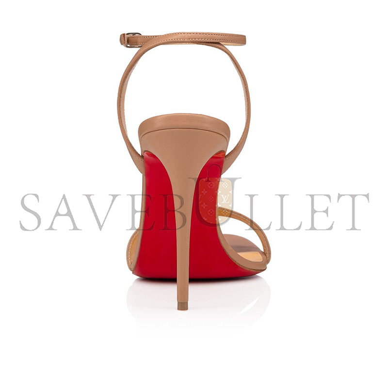 CHRISTIAN LOUBOUTIN LOUBIGIRL 100 MM SANDALS-NAPPA LEATHER-BLUSH-WOMEN 3210851PK1A CHRISTIAN LOUBOUTIN LOUBIGIRL 100 MM SANDALS-NAPPA LEATHER-BLUSH-WOMEN 3210851PK1A