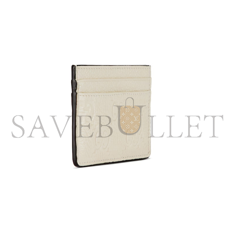 GUCCI GG EMBLEM CARD CASE 815883AAEEM9540 (10*7cm)