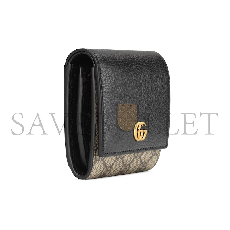 GUCCI GG MARMONT BI-COLOR MEDIUM WALLET 59858717WAG1283 (12*10*3cm)