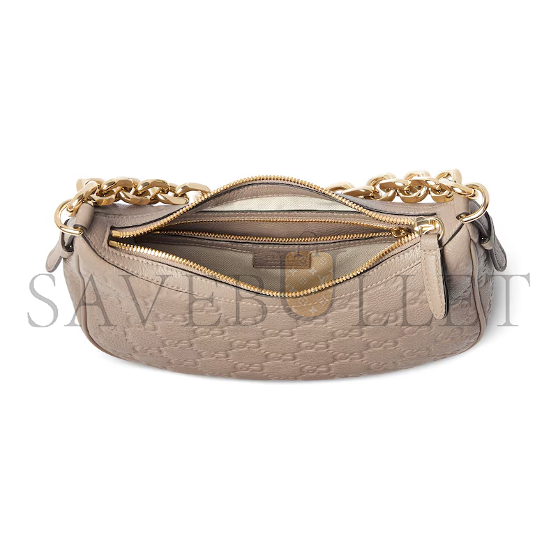 GUCCI GG EMBLEM MEDIUM SHOULDER BAG 815409AAEEM1523 (25.5*20*5cm)