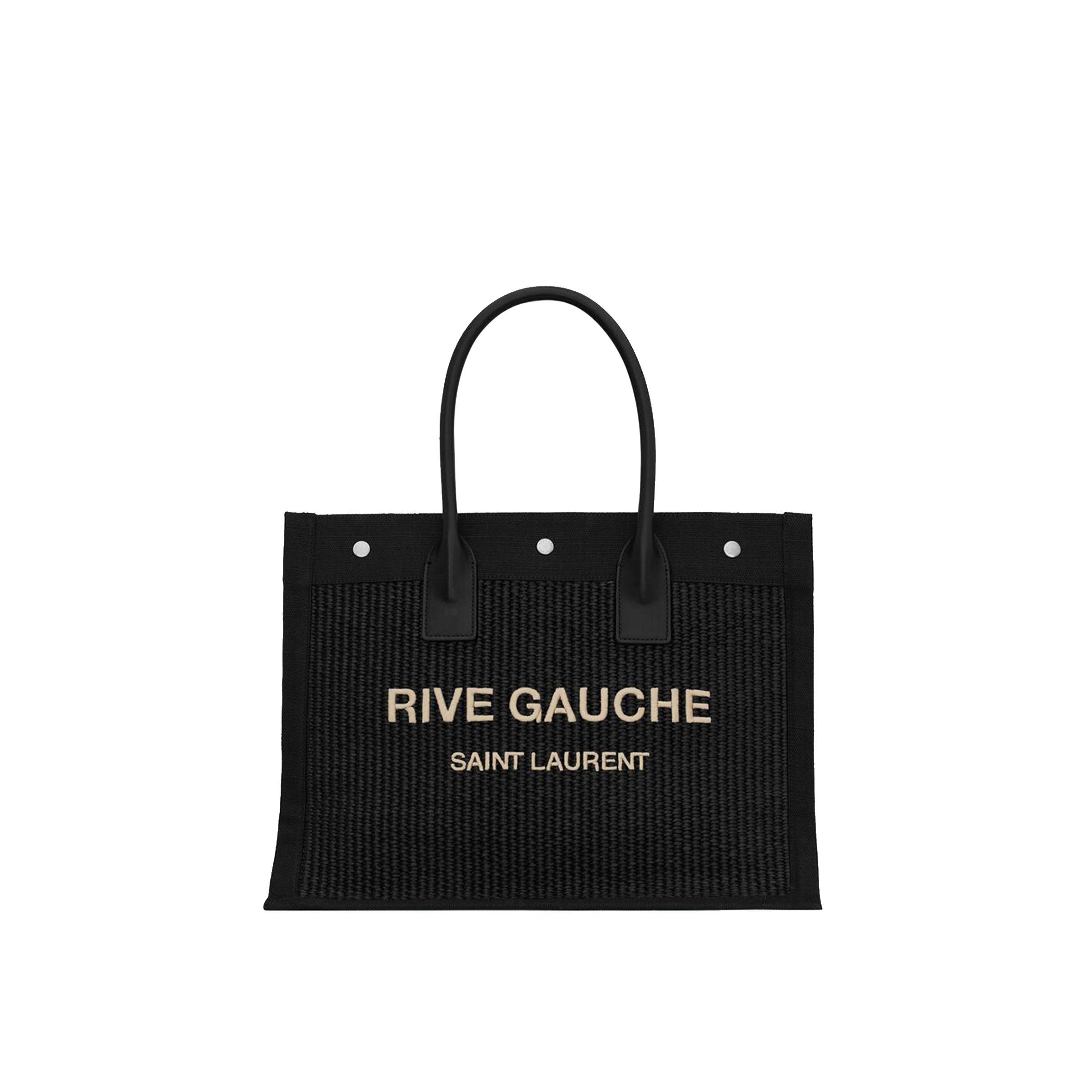 YSL RIVE GAUCHE SMALL TOTE BAG IN RAFFIA AND LEATHER 6174812M21E1050 (39*31*18cm) YSL RIVE GAUCHE SMALL TOTE BAG IN RAFFIA AND LEATHER 6174812M21E1050 (39*31*18cm)